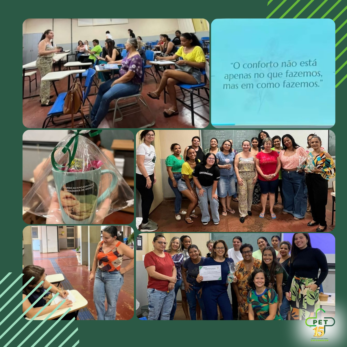 Imagens do Curso Avançado para Cuidadores de Idosos