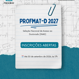 DOUTORADO PROFMAT 2027: Inscrições abertas!