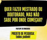 minicurso Projeto de pesquisa: todos podem!