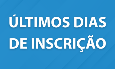 Últimos dias de inscrição capa