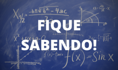 Fique sabendo! Fique sabendo!