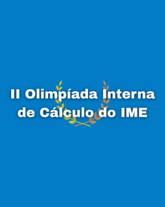 II olimpíada de cálculo do IME capa