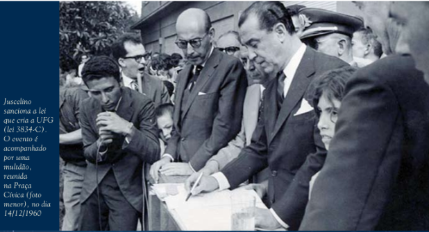 Juscelino sanciona a lei que cria a UFG