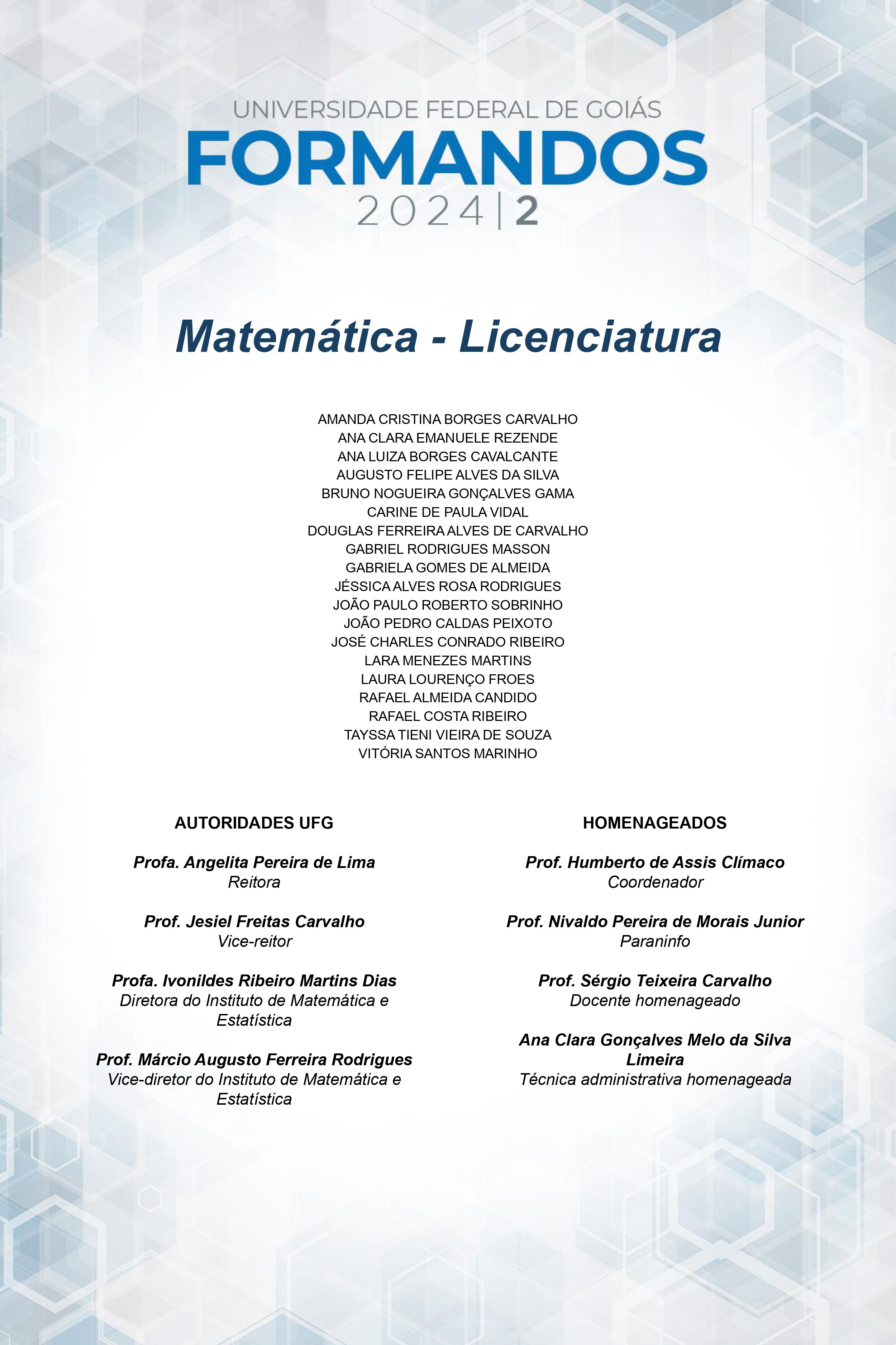 Placa formatura Matemática_-_Licenciatura_2024_2