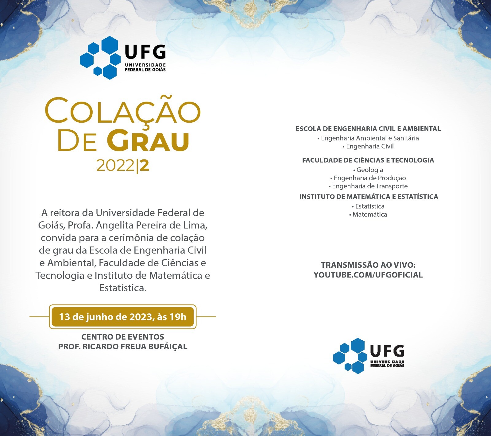 colação de grau 2022/2