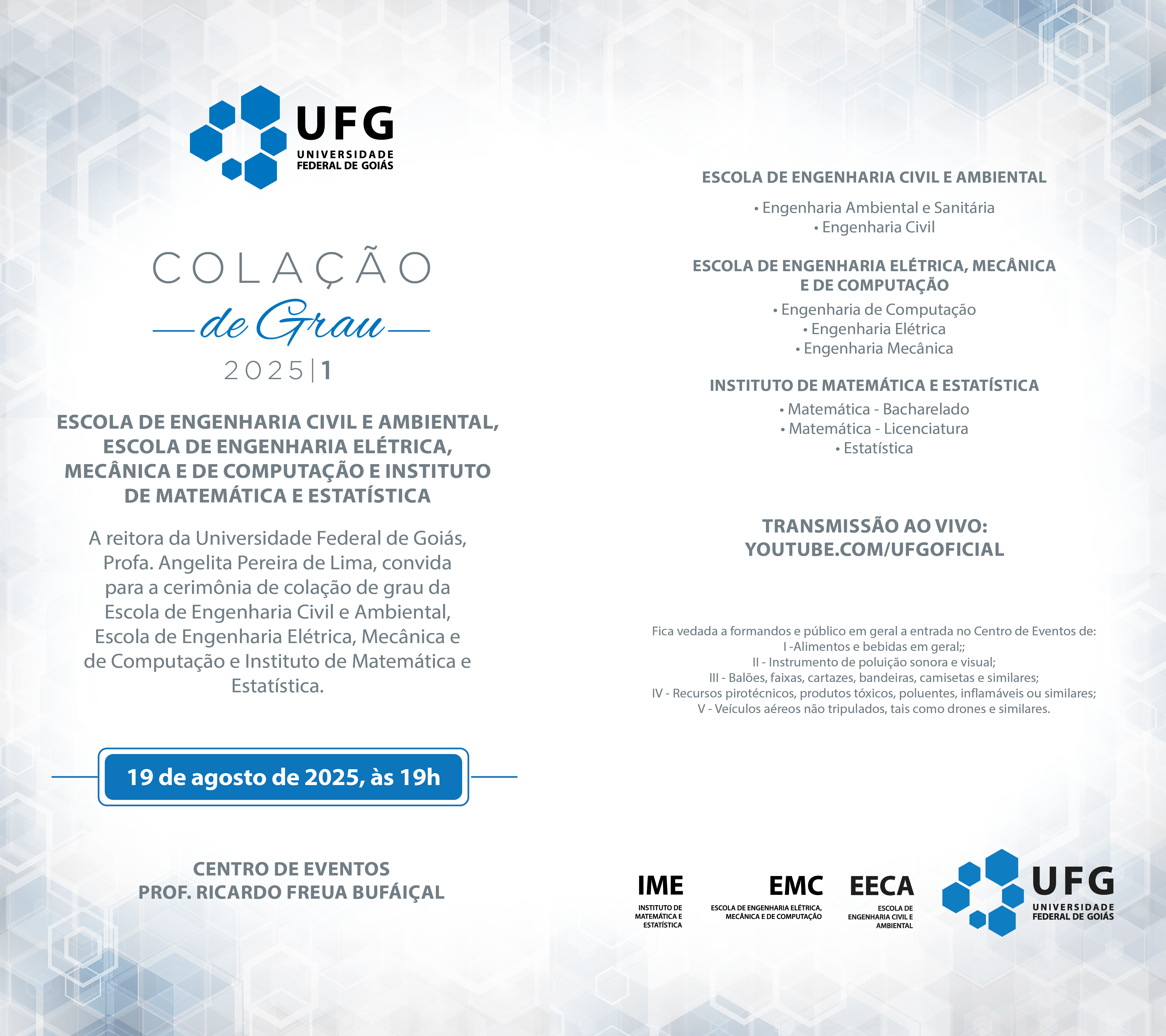 Colação de grau 2025/1