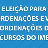 Capa eleição coordenações de curso IME