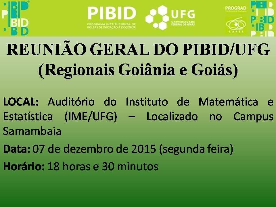 Chamada Geral reunião