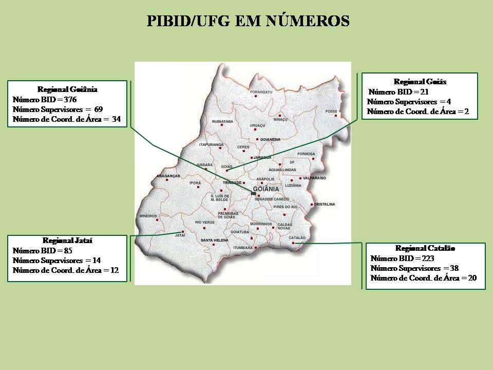 DADOS PIBID/UFG