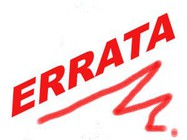 Errata