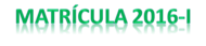 matrícula 2016-I