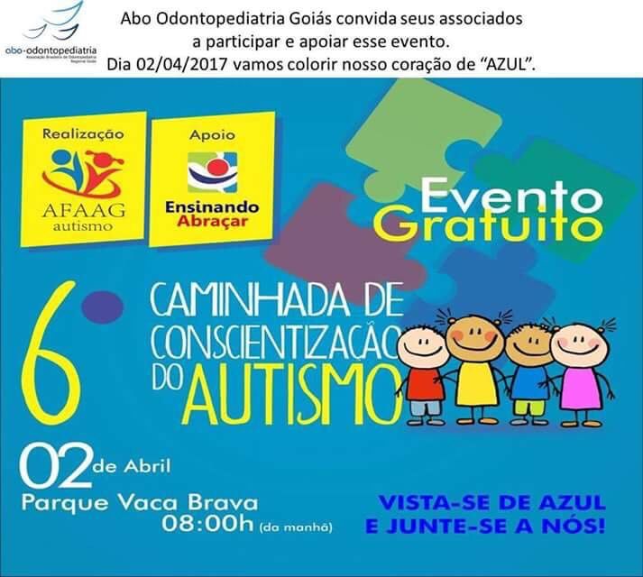 6° Caminhada de conscientização do Autismo  
