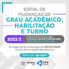 Mudança de Grau 2022/2