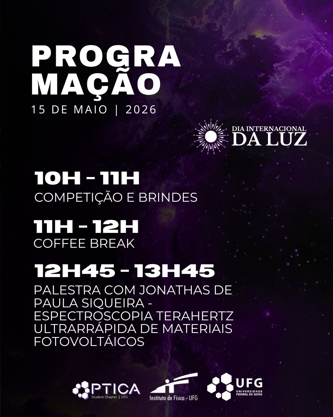 Dia Internacional da Luz - 2
