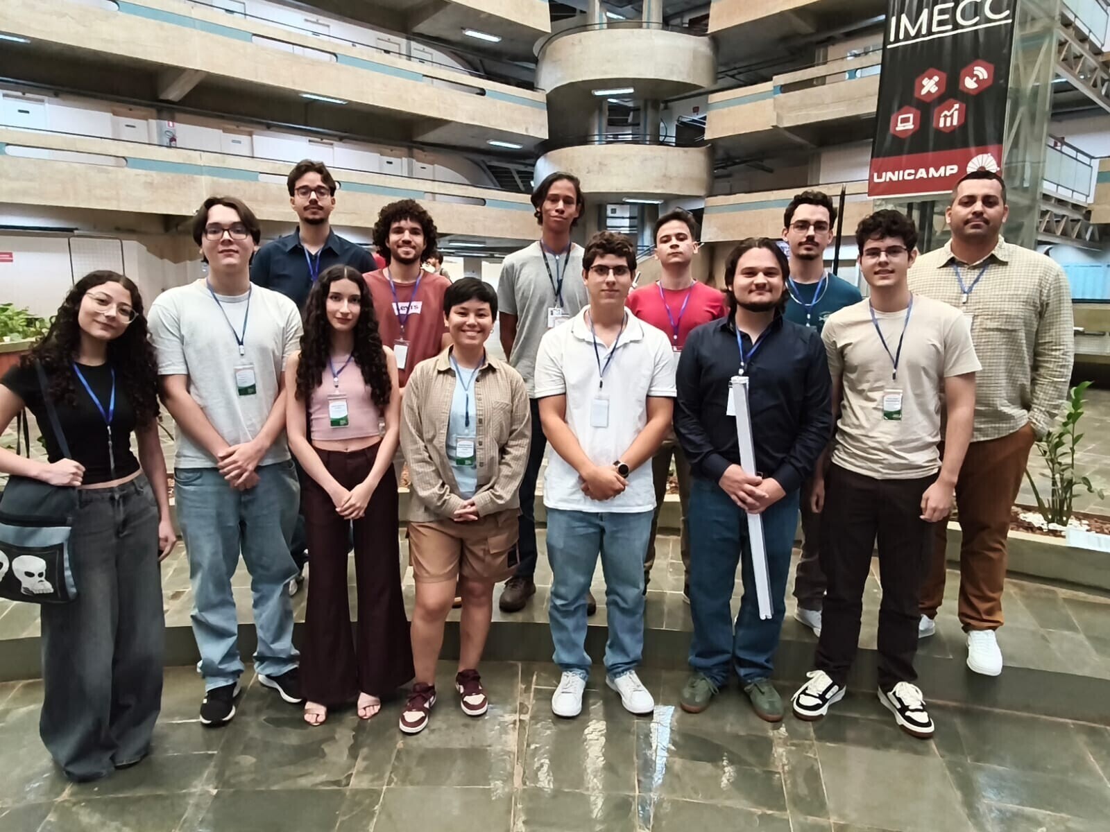 Alunos de iniciação científica do IME participam da III Semana Nacional de Iniciação Científica.