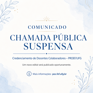 Suspensão do edital de credenciamento docente 2026