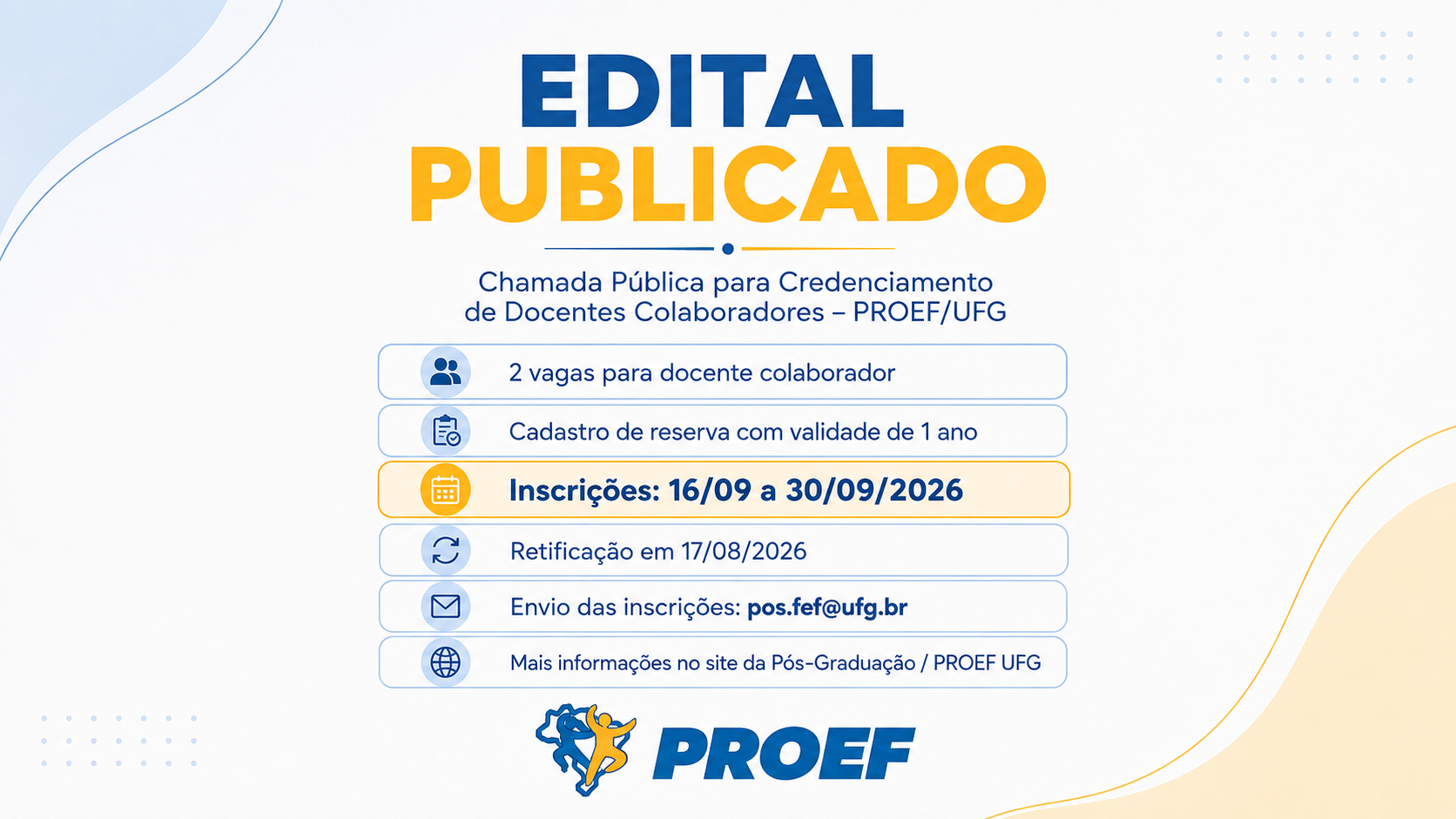 Credenciamento docente 2026/2027- 