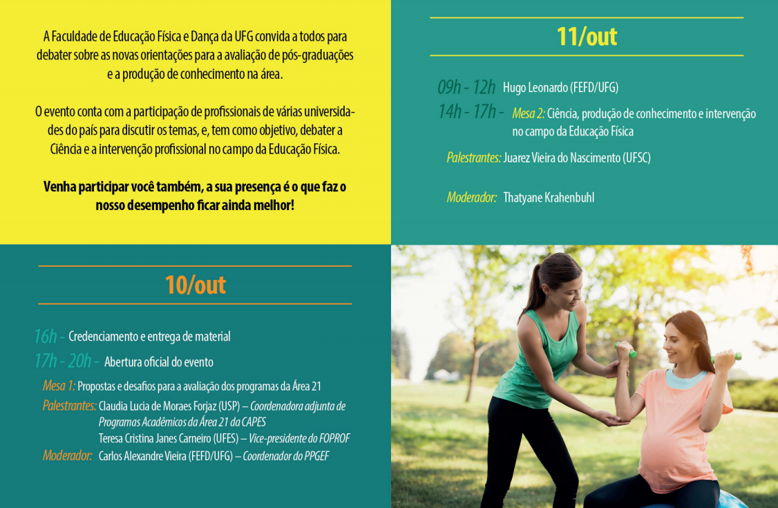 Folder Programação Simpósio