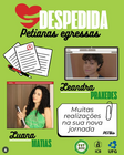 Despedida Leandra e Luana