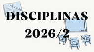 DISCIPLINAS 2026.2 - CAPA