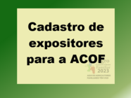 Cadastro Expositores ACOF 2023