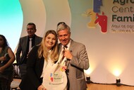 Graciella e Ministro Paulo Teixeira