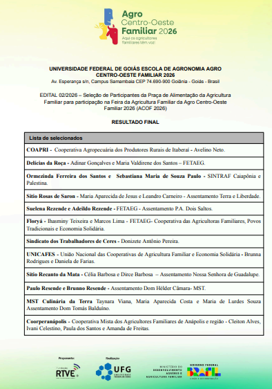 RESULTADO FINAL - EDITAL - Praça de Alimentação da ACOF 2026