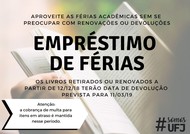 Empréstimos de Livros com prazo dilatado no Recesso Empréstimos de Livros com prazo dilatado no Recesso