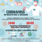 Palestra Telepresencial CORONAVÍRUS - Um desafio para a sociedade