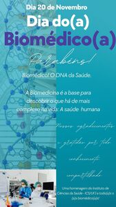 comemoração dia do Biomédico