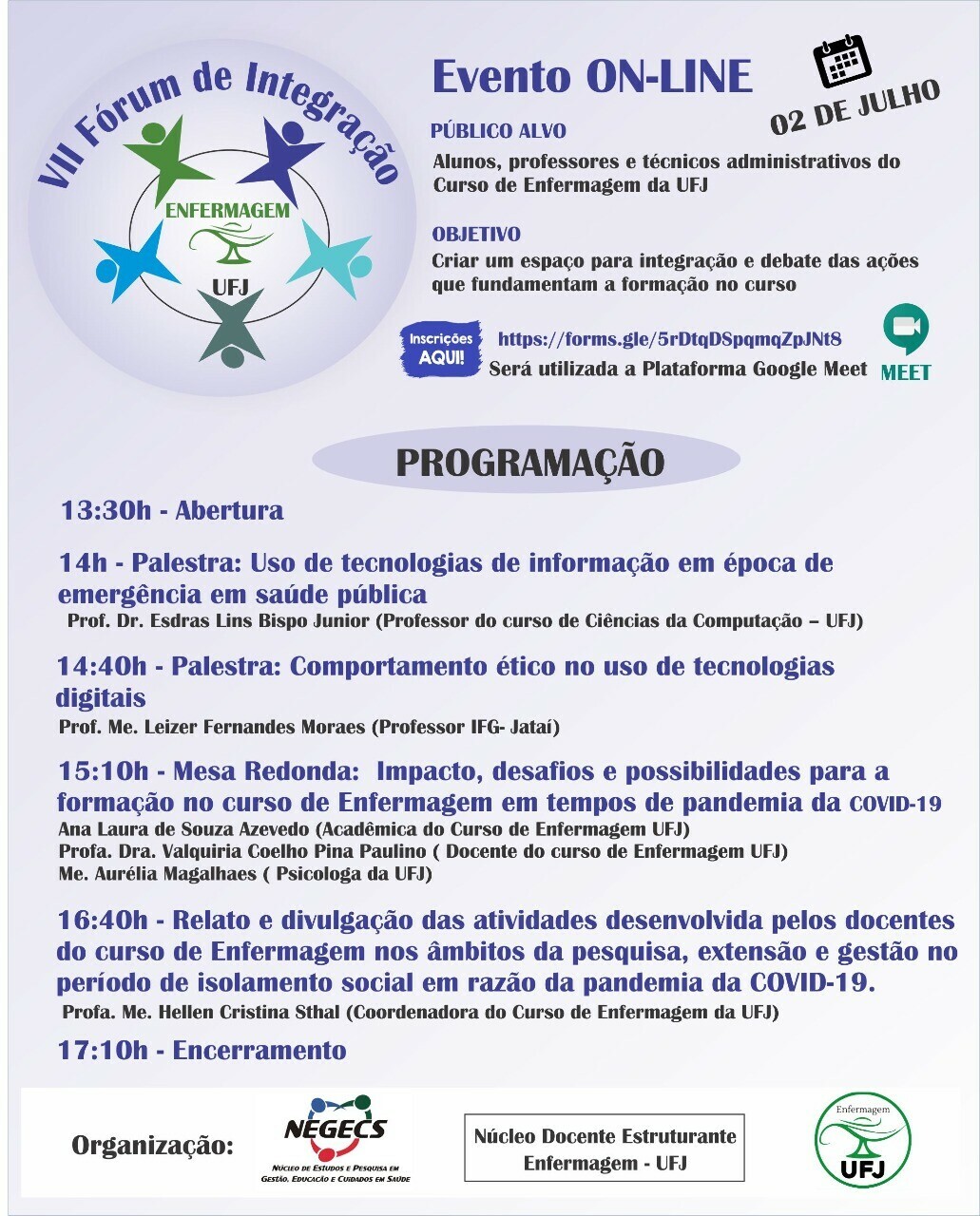 VII Fórum de Integração do Curso de Enfermagem B