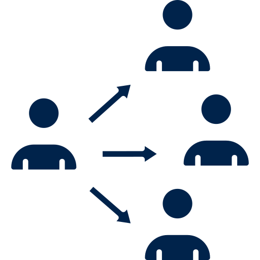 Ícone de organograma para Coordenação