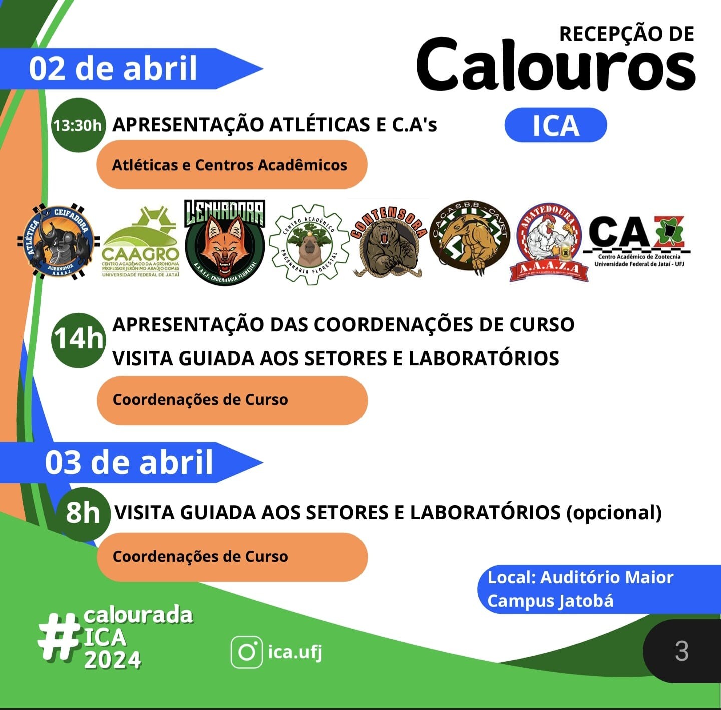 Calourada  ICA 2024