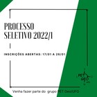 Arquivo Cartaz Processo Seletivo PET Geografia 2022/01