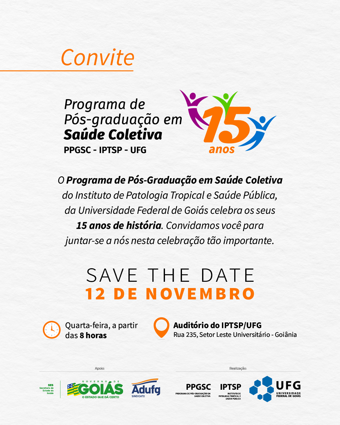 convite 15 anos ppgsc