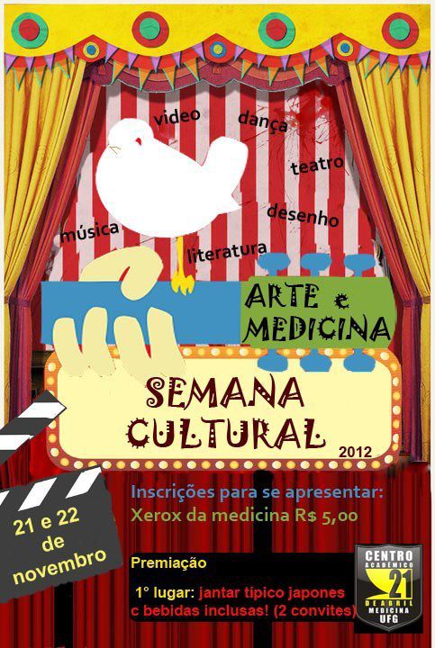 Poster Semana cultural 2012