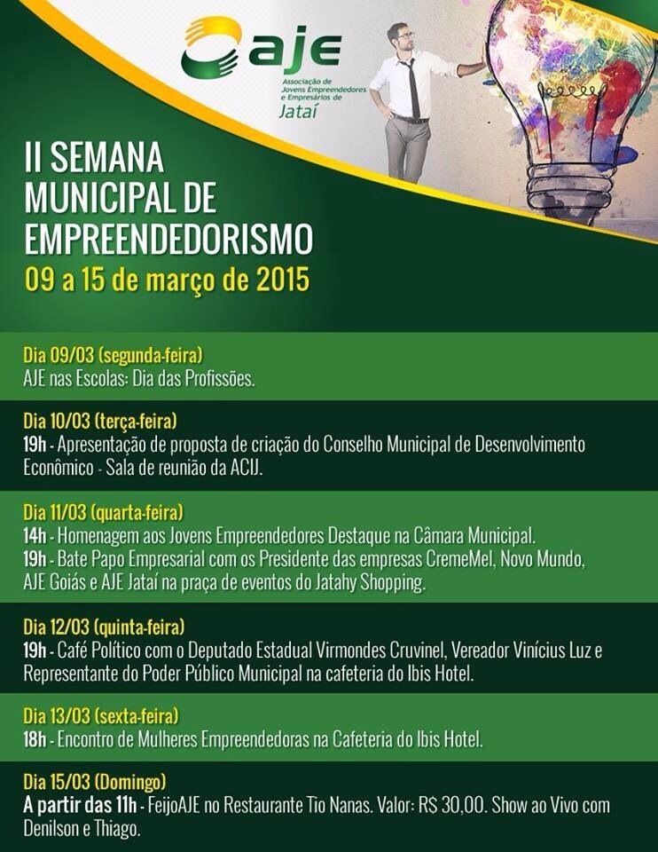 Semana Municipal de empreendedorismo