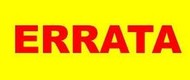 Errata