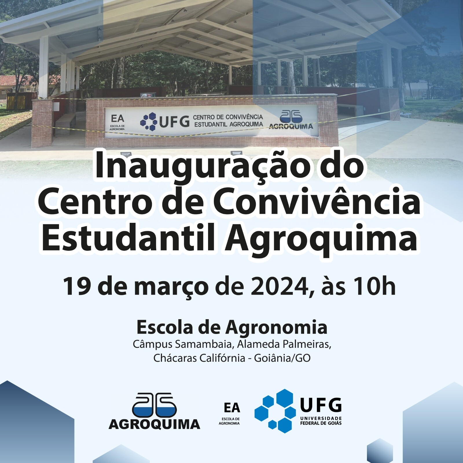 Flyer Inauguração Centro de Convivência