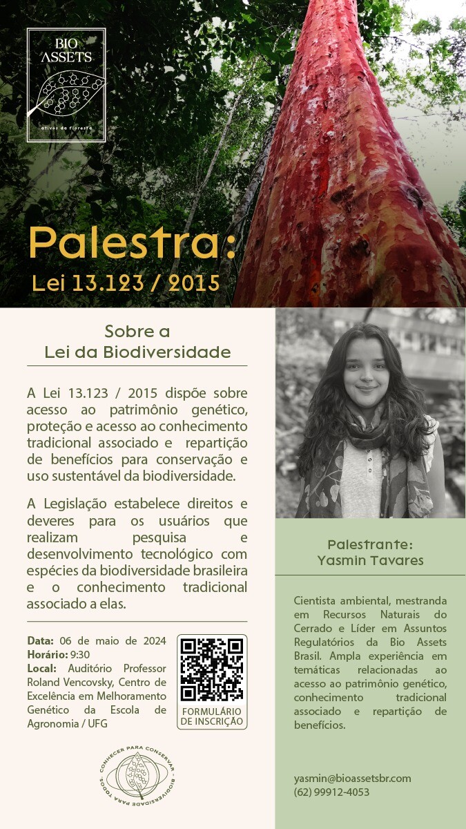 Flyer Palestra Biodiversidade