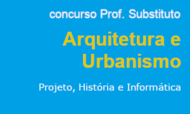 Concurso para Prof. Substituto Arquitetura e Urbanismo