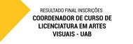 Resultado final das inscrições - coordenador