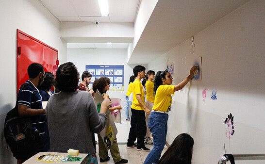 Atividade de grafite na seintegra! 2022 — Foto: divulgação