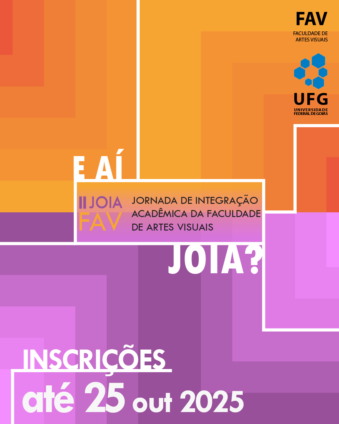 Inscrições até dia 25/10