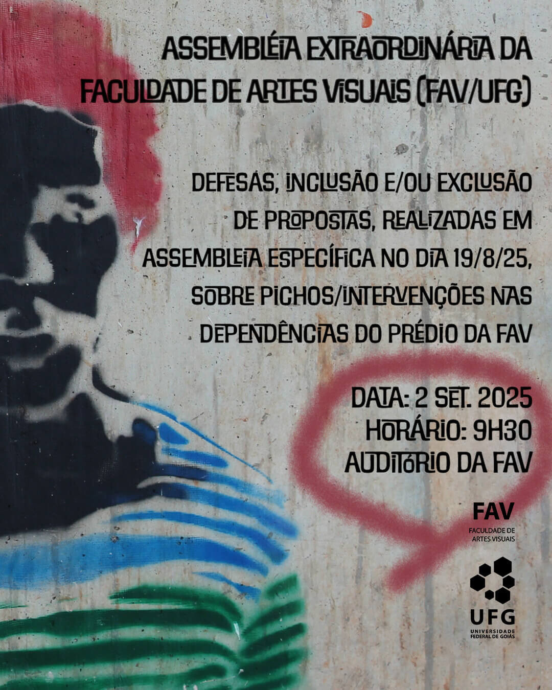 Assembleia extraordinária - 2/9/2025 no auditório da FAV