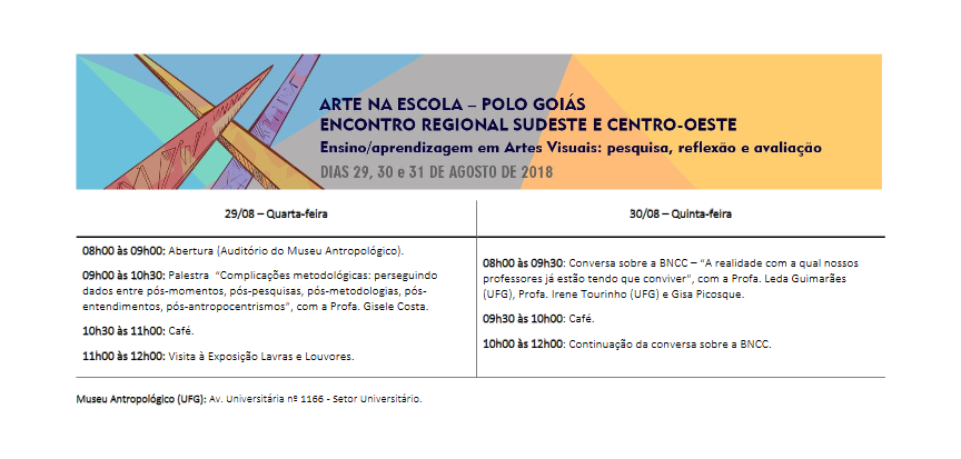 Evento arte na escola - Programação_Estudantes 