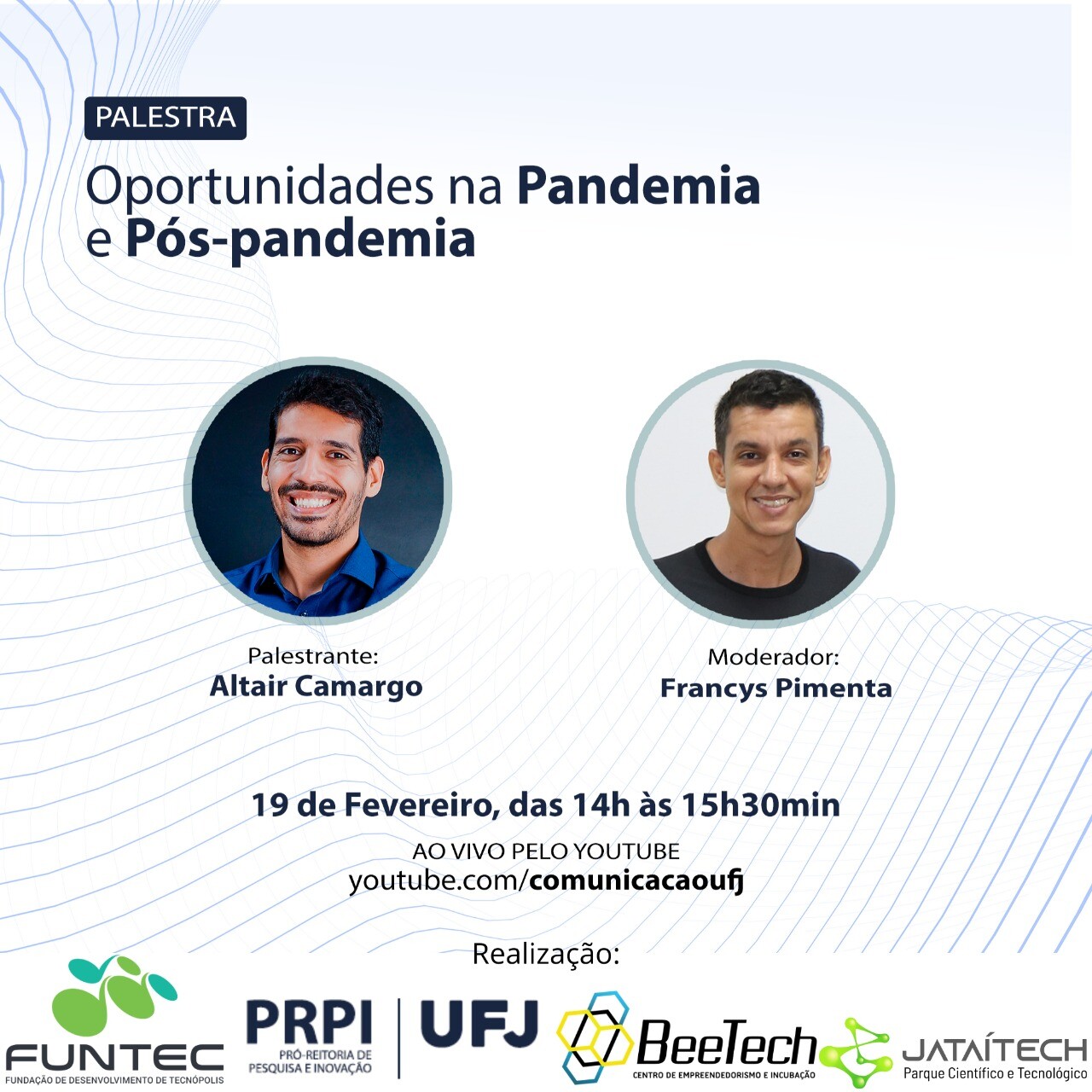 Palestra Oportunidades na Pandemia e Pós-pandemia.