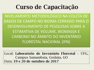 Curso de capacitação para a coleta de dados de biomassa no Cerrado