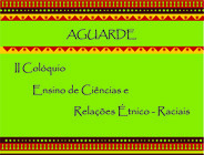 CHAMADA II COLOQUIO