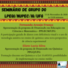 Seminário de grupo do LPEQI/NUPEC/IQ/UFG